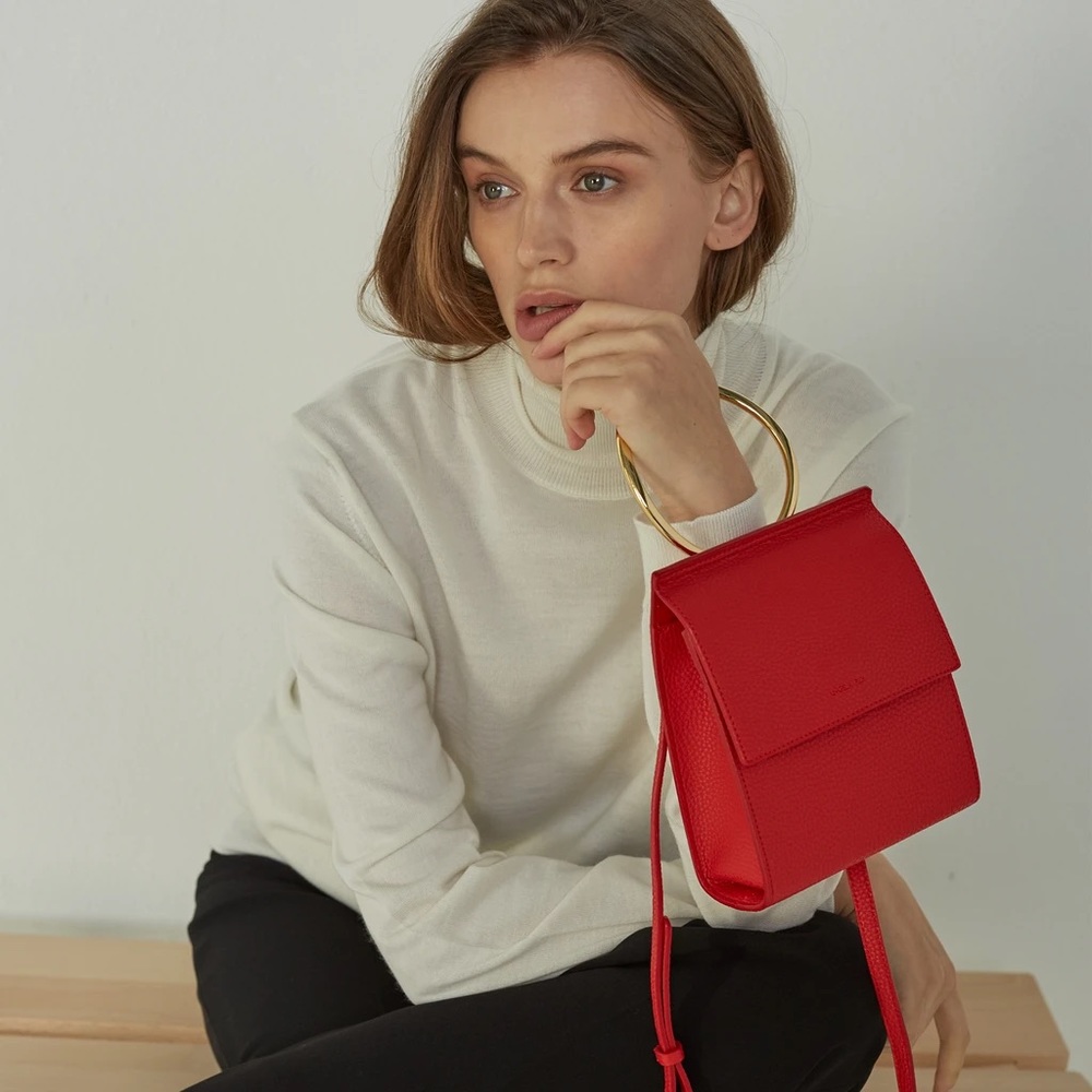 ANGELA ROI | ELLA RING HANDLE | VEGAN | RED